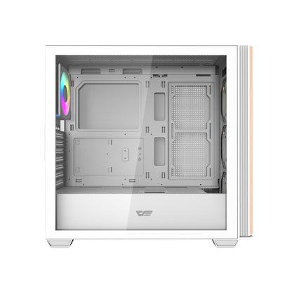 Darkflash DS900WS computer case (White) + 4 ARGB fans_3