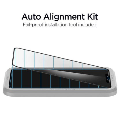 Spigen ALM Glass FC Tempered Glass for iPhone 11 / XR - Black_2