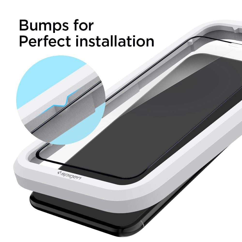 Spigen ALM Glass FC Tempered Glass for iPhone 11 / XR - Black_3