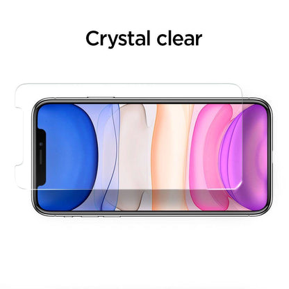 Spigen ALM Glass FC Tempered Glass for iPhone 11 / XR - Black_4