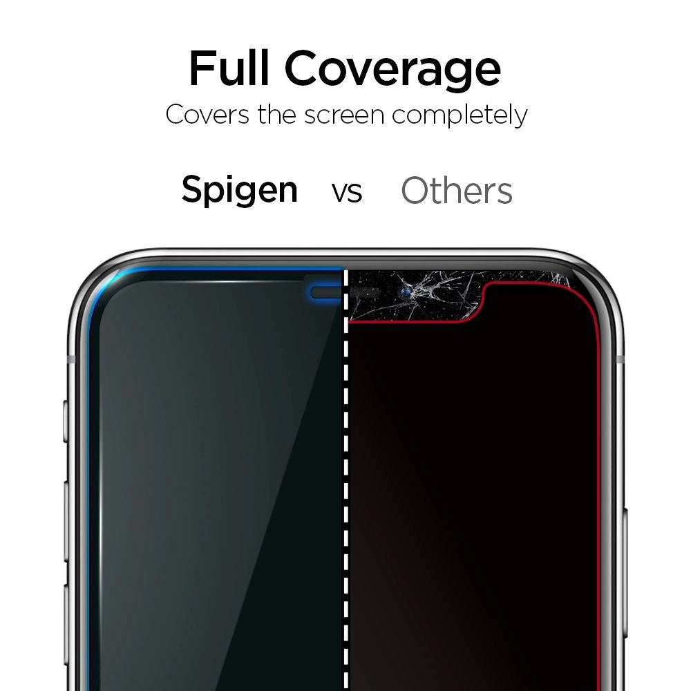 Spigen ALM Glass FC Tempered Glass for iPhone 11 / XR - Black_6