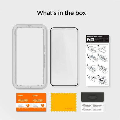 Spigen ALM Glass FC Tempered Glass for iPhone 11 / XR - Black_12