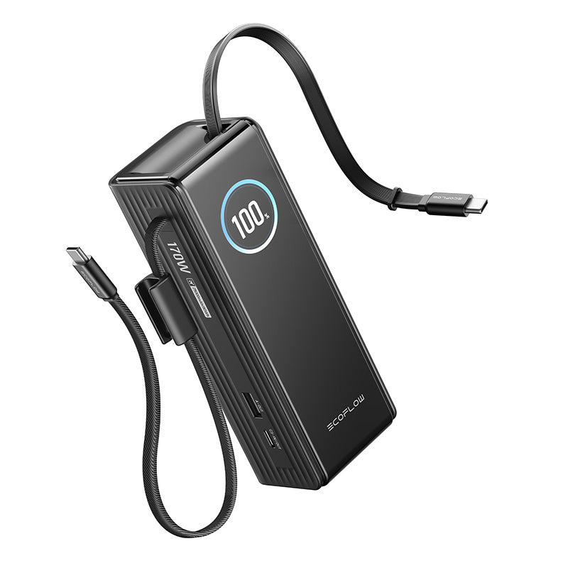 EcoFlow RAPID Powerbank 25000mAh, 170W (built-in 100W cables)._3