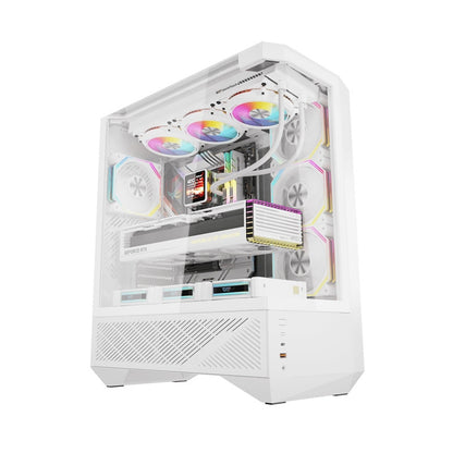 Darkflash DY460 computer case (White) + 4 ARGB fans_5