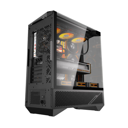 Darkflash DY460 computer case (Black) + 4 ARGB fans_2