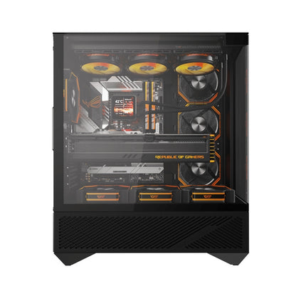 Darkflash DY460 computer case (Black) + 4 ARGB fans_0