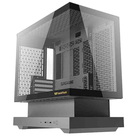 Darkflash F1 computer case (Black) + 6 ARGB fans_0