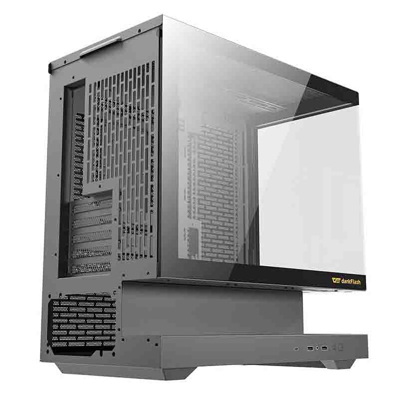 Darkflash F1 computer case (Black) + 6 ARGB fans_6