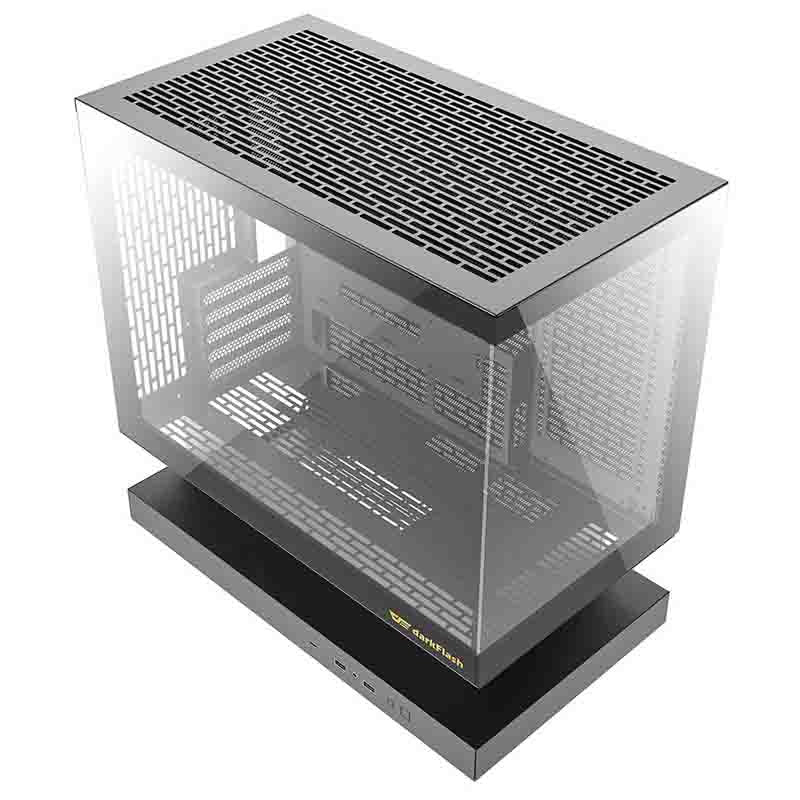Darkflash F1 computer case (Black) + 6 ARGB fans_7