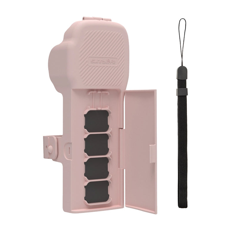 Sunnylife protective case with strap and lanyard for Osmo Pocket 3 (pink)_0