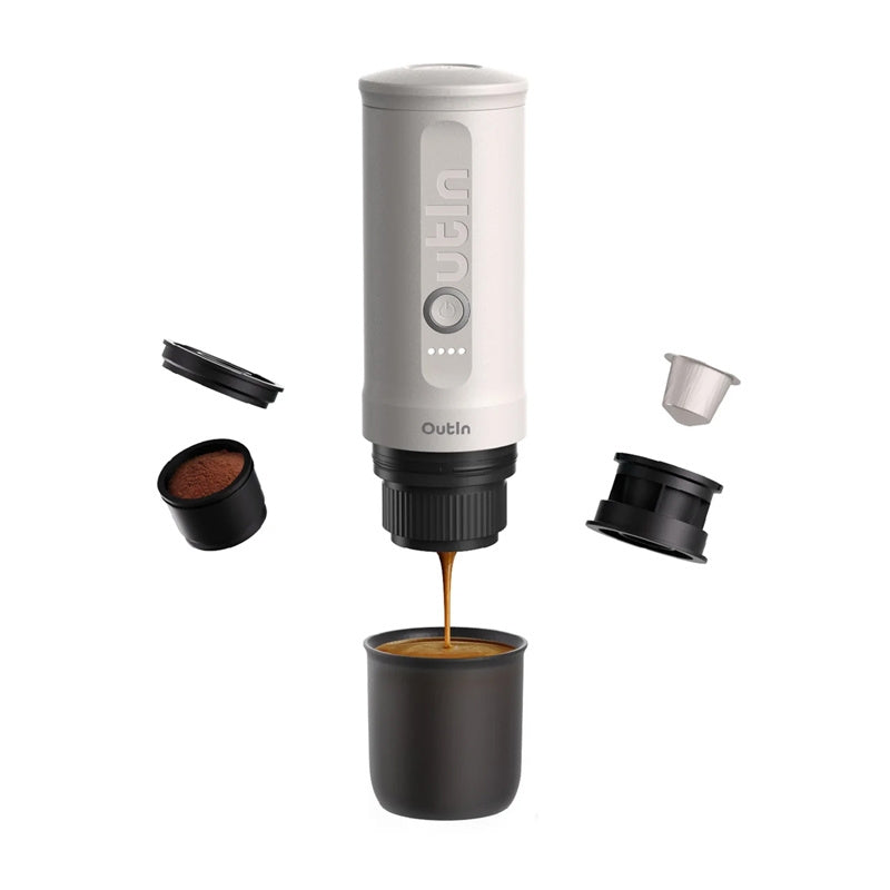Outin Nano 7500mAh Portable Coffee Maker (White)_3