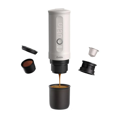 Outin Nano 7500mAh Portable Coffee Maker (White)_3