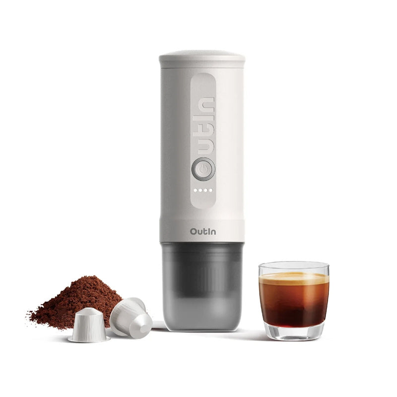 Outin Nano 7500mAh Portable Coffee Maker (White)_4