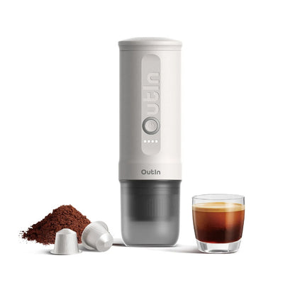 Outin Nano 7500mAh Portable Coffee Maker (White)_4