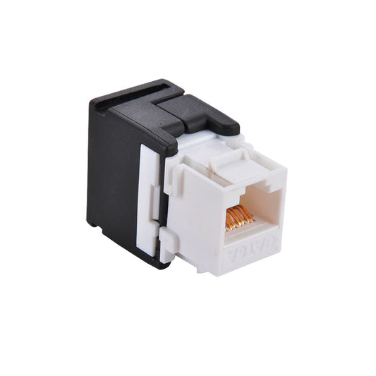 Conector fÃªmea rj45 utp cat.6 keystone 180Â°_0