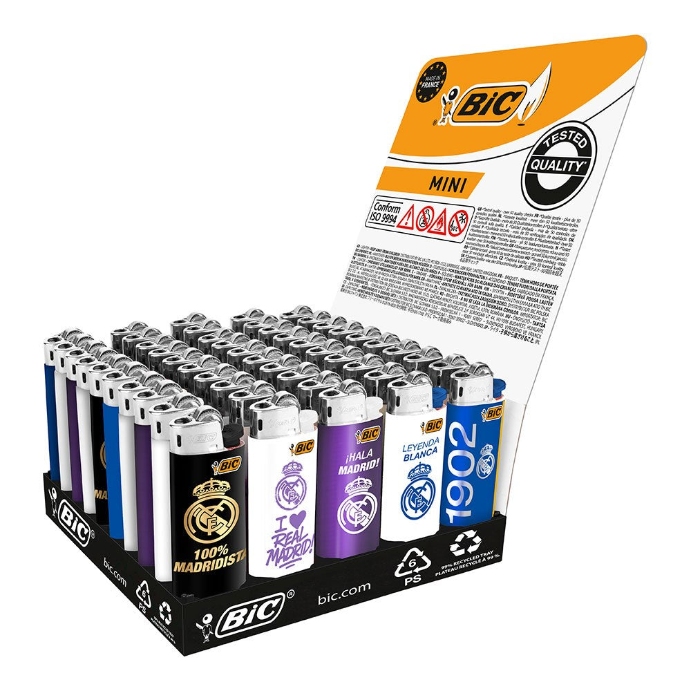 Isqueiro mini, de pedra, real madrid cf ii, designs variados_0