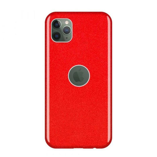 Capa Glitter Brilhante Wozinsky Vermelha para iPhone 11 Pro / Proteção Estilosa e Elegante_0