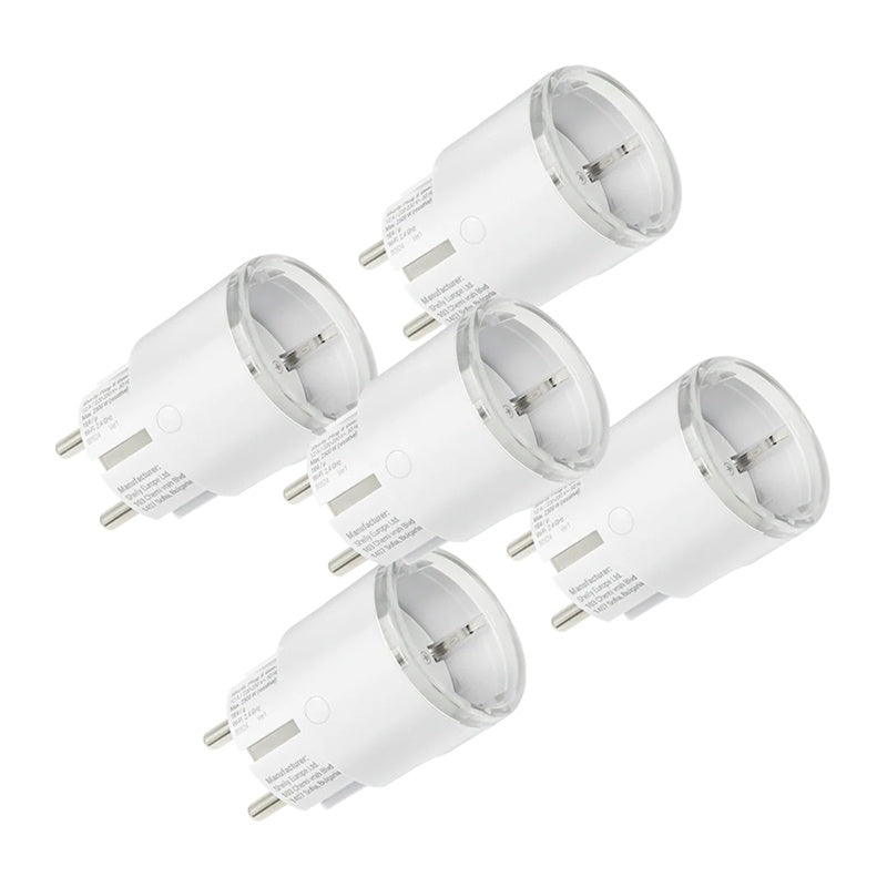 Set of 5 Shelly Plug S MTR Gen3 12A smart outlets (white)_0
