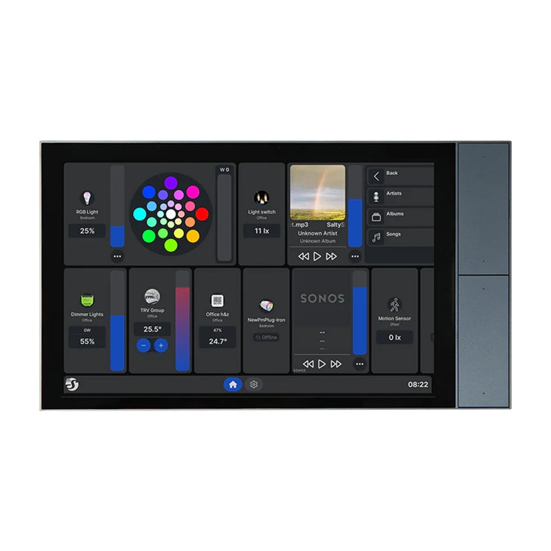 Control Panel 10.1” Shelly Wall Display XL WiFi/BLU (grey)_2