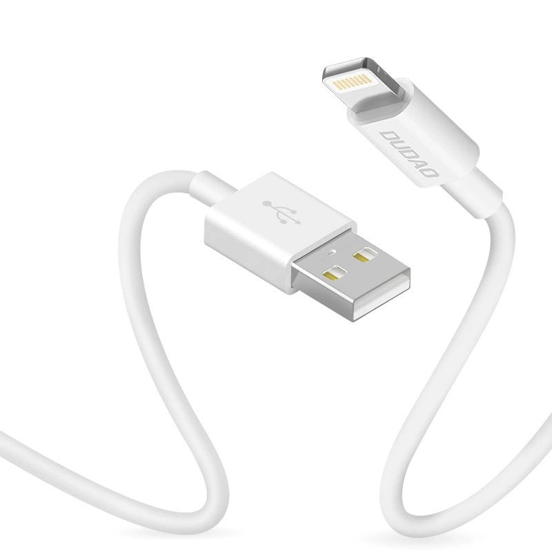 Dudao cable USB / Lightning 3A 1m white (L1L white)_0