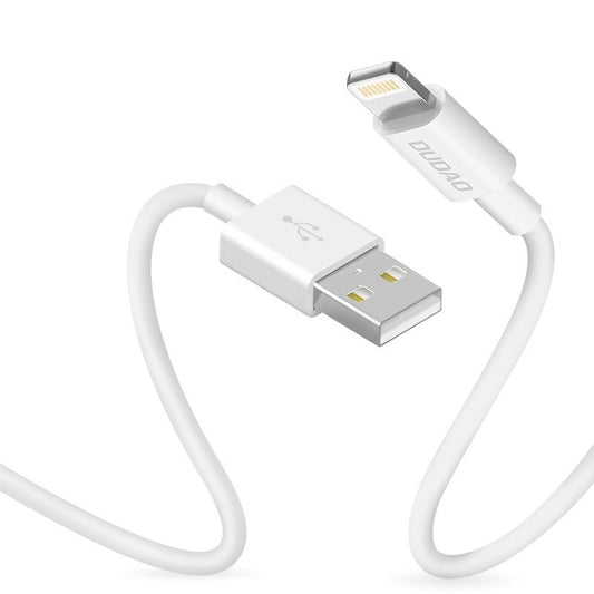 Dudao cable USB / Lightning 3A 1m white (L1L white)_0