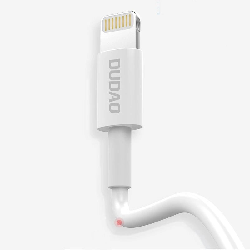 Dudao cable USB / Lightning 3A 1m white (L1L white)_1