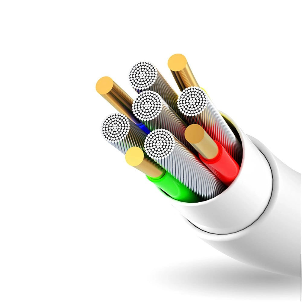 Dudao cable USB / Lightning 3A 1m white (L1L white)_2