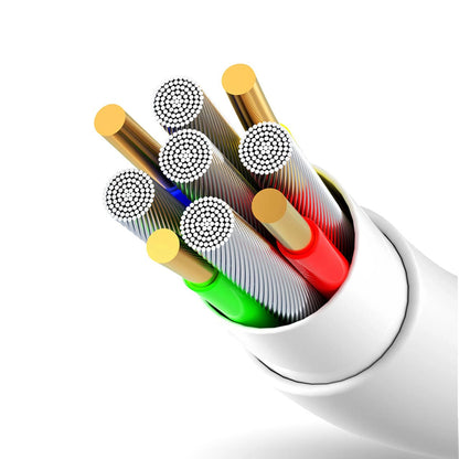 Dudao L2L USB-A / Lightning 3A Cable 2m - White_6