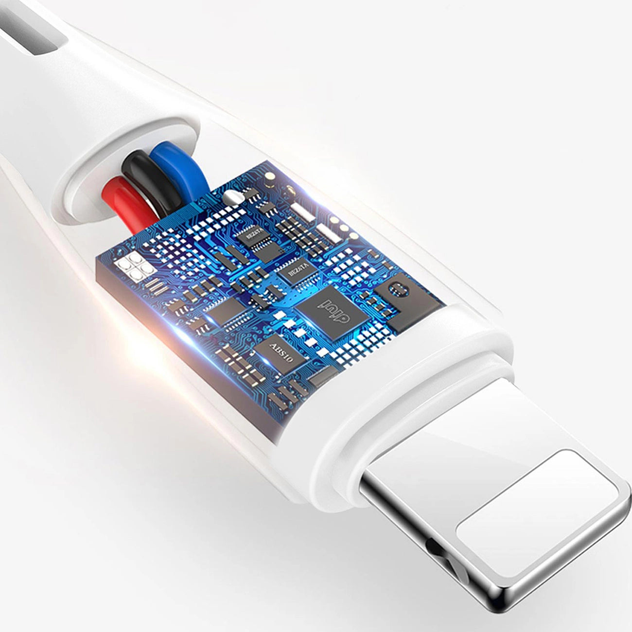Dudao L2L USB-A / Lightning 3A Cable 2m - White_8