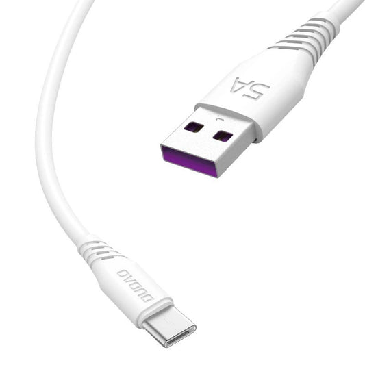 Dudao cable USB / USB Type C 5A cable 2m white (L2T 2m white)_0