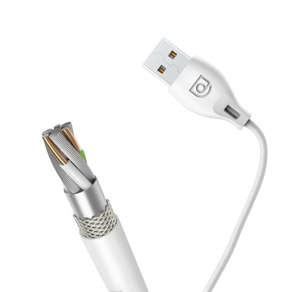 Dudao cable micro USB cable 2.4A 2m white (L4M 2m white)_6