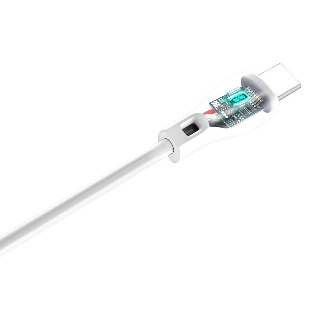 Dudao cable USB Type C 2.1A 1m white (L4T 1m white)_3