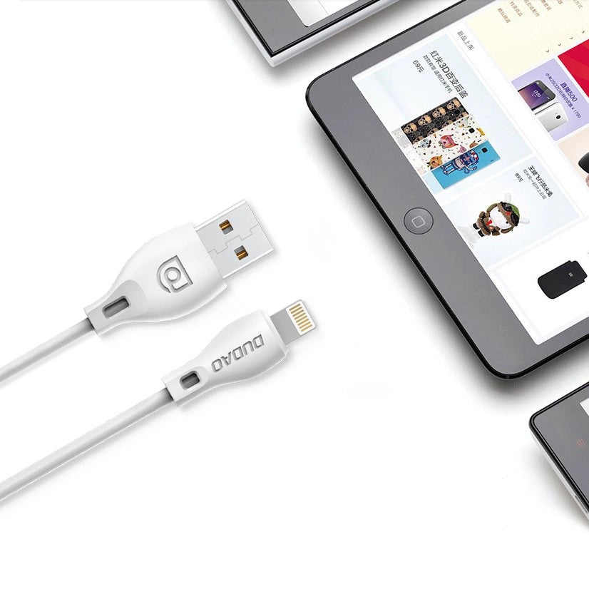 Dudao cable USB Type C 2.1A 1m white (L4T 1m white)_6