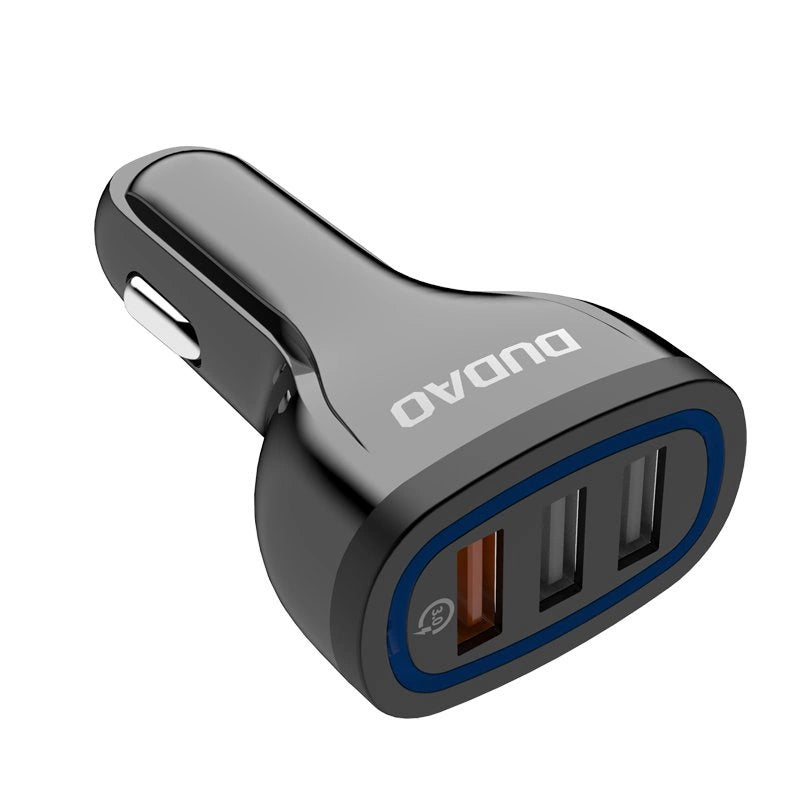 Dudao car charger quick charge Quick Charge 3.0 QC3.0 2.4A 18W 3x USB white (R7S white)_1