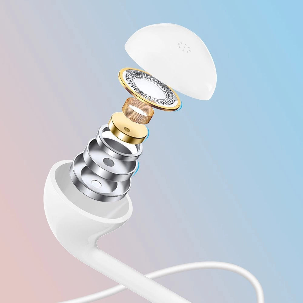 Dudao in-ear wired mini jack 3.5mm headset white (X10S white)_5