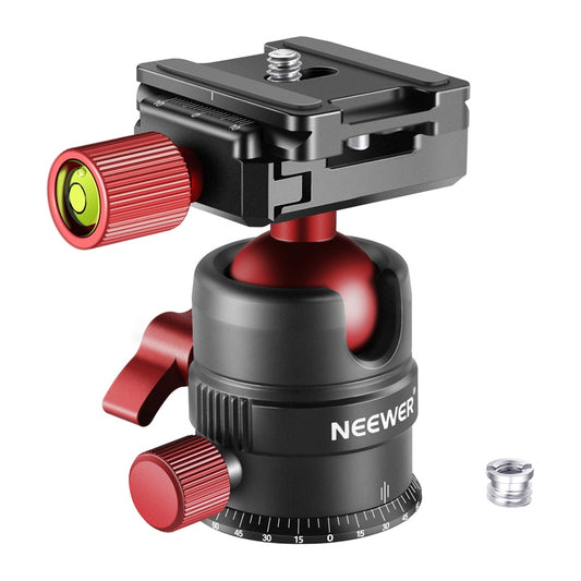 Neewer metal ball head for tripod 28MM Red_0