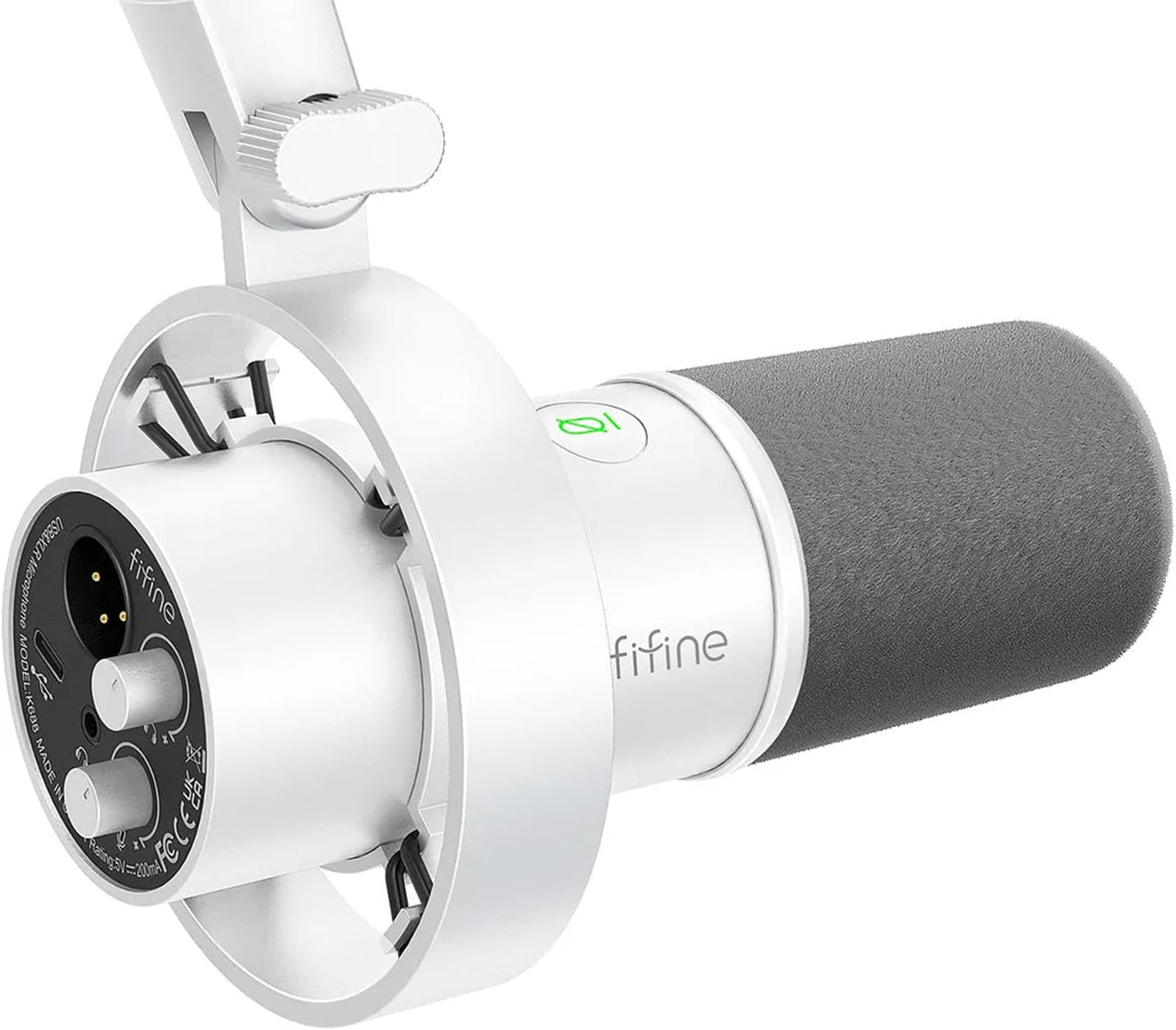 Fifine K688W dynamic microphone (white)_0