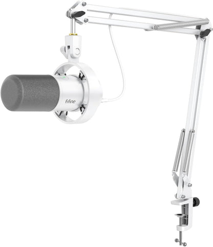 Fifine K688W dynamic microphone (white)_3