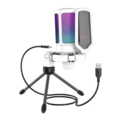 Fifine A6VW condenser gaming microphone (white)_0