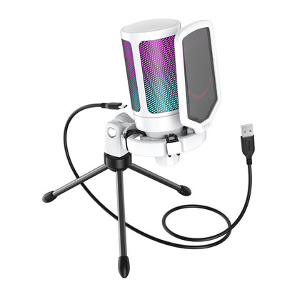 Fifine A6VW condenser gaming microphone (white)_1