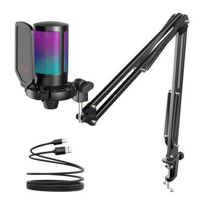 Fifine A6T tripod gaming microphone (black)_1