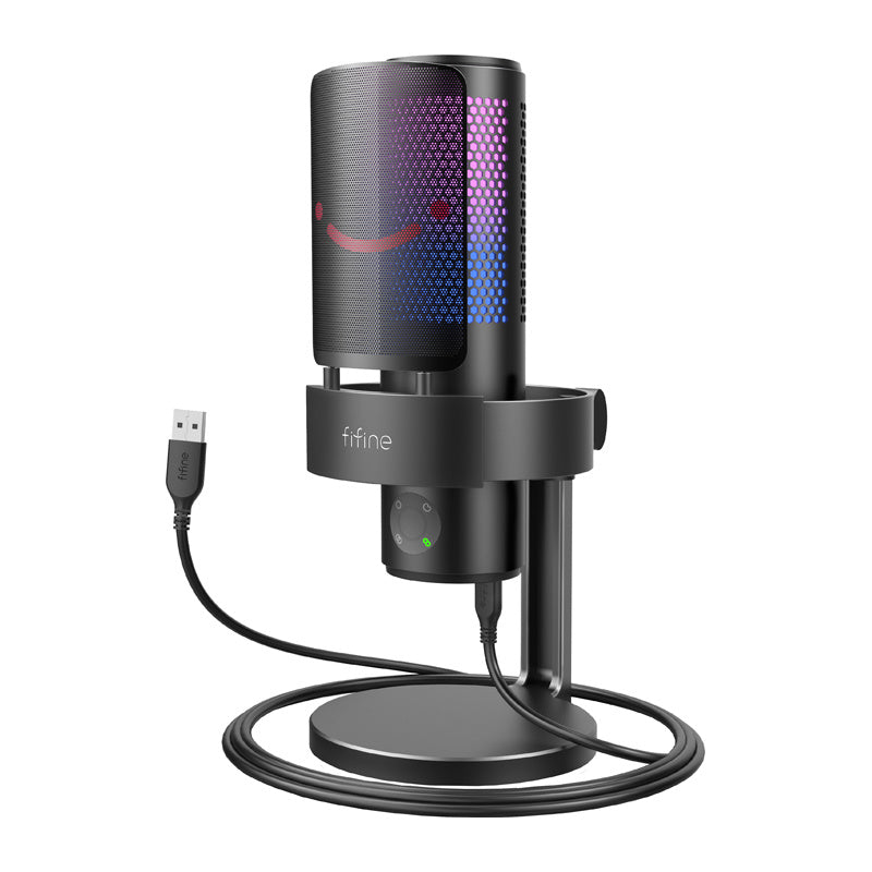 Fifine A9 studio microphone with stand (black)_0