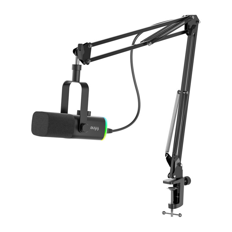 Fifine AM8T gaming microphone with boom arm (black)_0