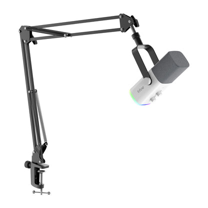 Fifine AM8TW gaming microphone with boom arm (white)_1