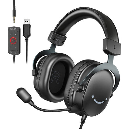 Fifine H9 gaming headphones (black)_1