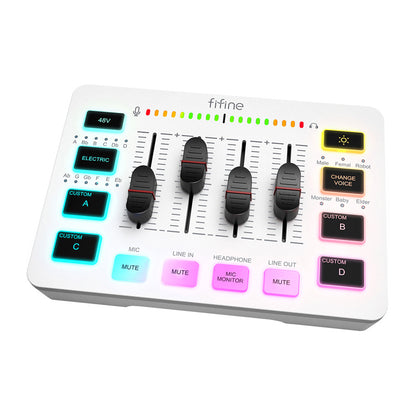 Fifine SC3W audio mixer (white)_1