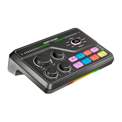 Fifine SC8 RGB gaming mixer (black)_1