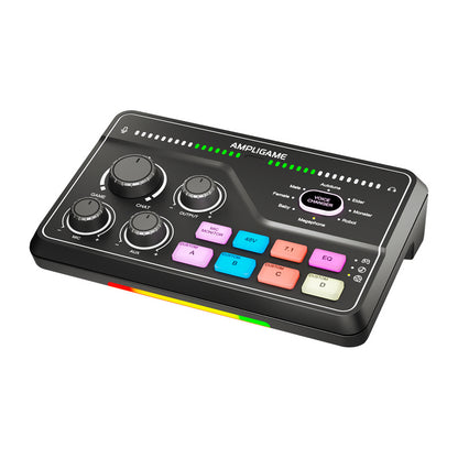 Fifine SC8 RGB gaming mixer (black)_2