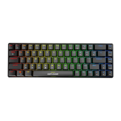 Fifine GK1 mechancial keyboard ,65% RGB (black)_0