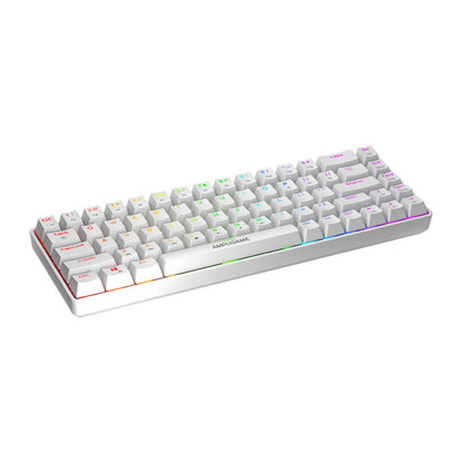 Fifine GK1W mechancial keyboard, 65% RGB (white)_2